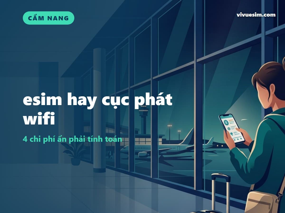 esim hay cục phát wifi: 4 chi phí ẩn phải tính toán